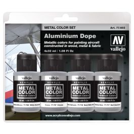 Metal Color: Metal: Aluminium Dope 4pk (32ml.)