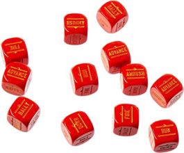 Bolt Action: Orders Dice Packs - Red