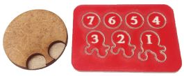 Gangs of Rome: Jigsaw Base & 7 Flesh Markers