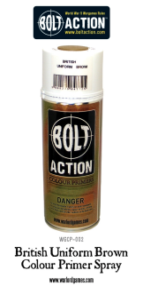 Bolt Action: Spray Primer - British Uniform Brown