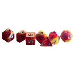 7-Set: Scented Dice: Fireball Char