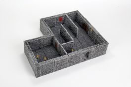 WarLock Tiles: Dungeon Tiles II Full Height Stone Walls Expansion