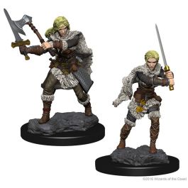 Dungeons & Dragons: Nolzur's Marvelous Minis: Human Female Barbarian W1 (Unpainted)