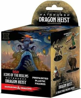 Dungeons & Dragons Fantasy Miniatures: Icons of the Realms Set 9 Waterdeep Dragon Heist Booster Brick (8)