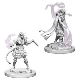 Dungeons & Dragons: Nolzur's Marvelous Minis: Tiefling Female Sorcerer W4 (Unpainted)