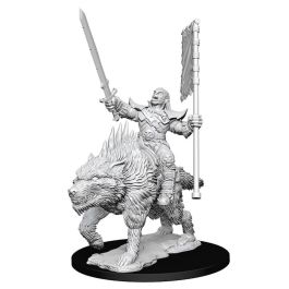 Pathfinder: Deep Cuts Minis: Orc on Dire Wolf W7 (Unpainted)