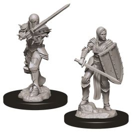 Dungeons & Dragons: Nolzur's Marvelous Minis: Female Human Fighter W9 (Unpainted)