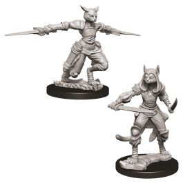 Dungeons & Dragons: Nolzur's Marvelous Minis: Female Tabaxi Rogue W9 (Unpainted)