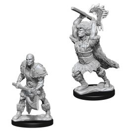 Dungeons & Dragons: Nolzur's Marvelous Minis: Male Goliath Barbarian W10 (Unpainted)
