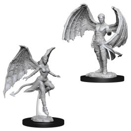 Dungeons & Dragons: Nolzur's Marvelous Minis: Succubus & Incubus W10 (Unpainted)