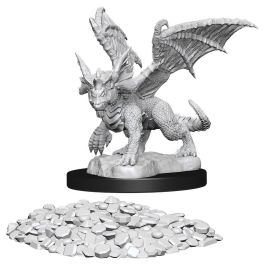 Dungeons & Dragons: Nolzur's Marvelous Minis: Blue Dragon Wyrmling W10 (Unpainted)