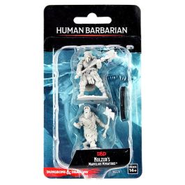 Dungeons & Dragons: Nolzur's Marvelous Minis: Human Barbarian Male Wave 14 (Unpainted)