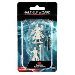 Dungeons & Dragons: Nolzur's Marvelous Minis: Half-Elf Wizard Male Wave 14 (Unpainted)