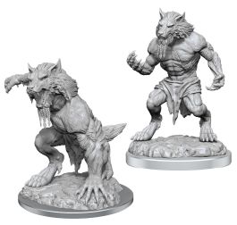 Critical Role Unpainted Miniatures: W03 Fey Werewolves