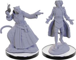 Critical Role Unpainted Miniatures: Lucien Tavelle & Cree Deeproots