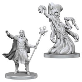 Dungeons & Dragons: Nolzur`s Marvelous Unpainted Miniatures - W28 Drow Mage & Yochlol