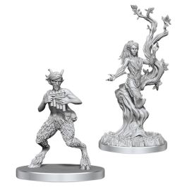 Dungeons & Dragons: Nolzur`s Marvelous Unpainted Miniatures - W28 Satyr & Dryad