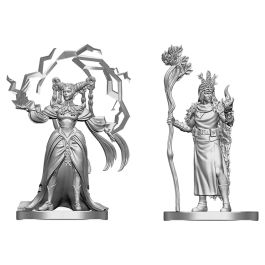 Dungeons & Dragons: Nolzur's Marvelous Miniatures: Human Druid & Elf Sorcerer